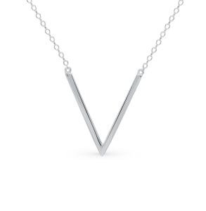 серебряное шейное украшение