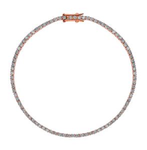 золотой браслет с бриллиантами