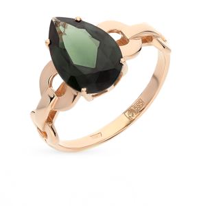 золотое кольцо с турмалинами