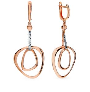 золотые серьги