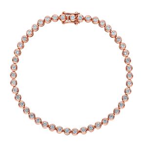 золотой браслет с бриллиантами