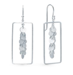 серебряные серьги