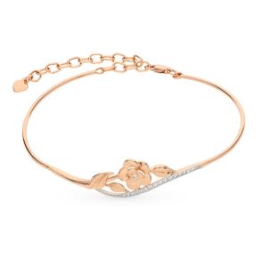 золотой браслет с фианитами SOKOLOV 050902*