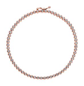 золотой браслет с бриллиантами