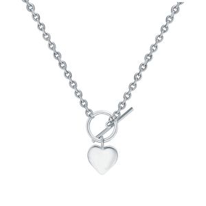 серебряное шейное украшение