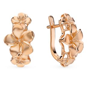 золотые серьги