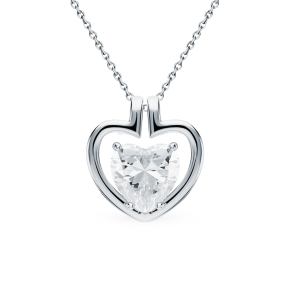 серебряное шейное украшение с фианитами