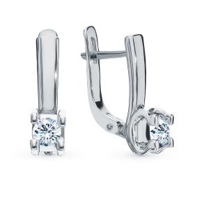 Золотые серьги «Бриллианты Якутии»