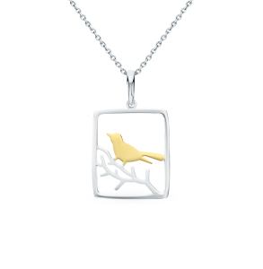 серебряная подвеска