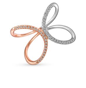 золотое кольцо с бриллиантами