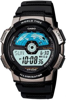 Часы мужские CASIO AE-1100W-1A: полимер — купить в Санкт-Петербурге, фото, артикул 111535 — интернет-магазин SUNLIGHT