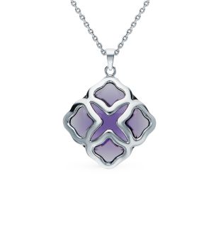 Серебряное шейное украшение с алпанитом SUNLIGHT: белое серебро 925 пробы, алпанит — купить в интернет-магазине Санлайт, фото, артикул 97372