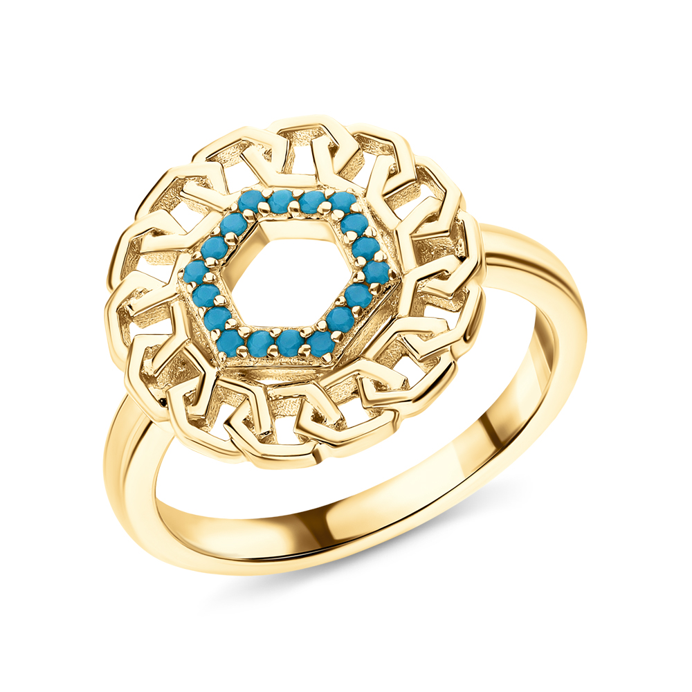 Серебряное кольцо с бирюзой в Самаре