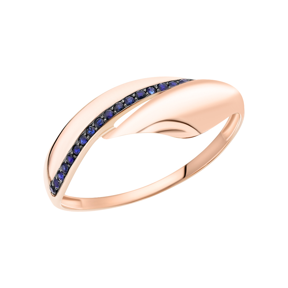 Золотое кольцо с сапфирами в Самаре