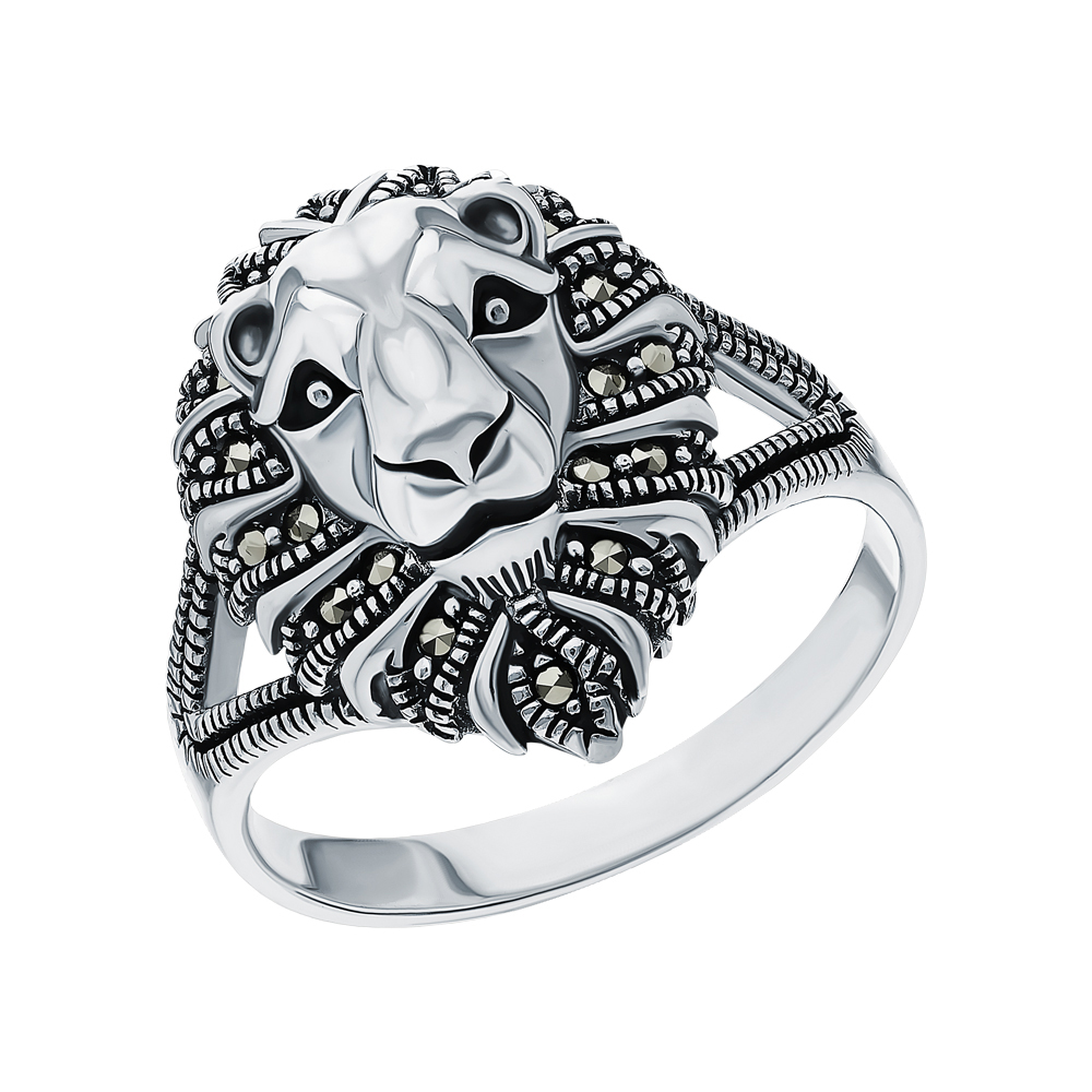 Серебряное кольцо с марказитами в Нижнем Новгороде