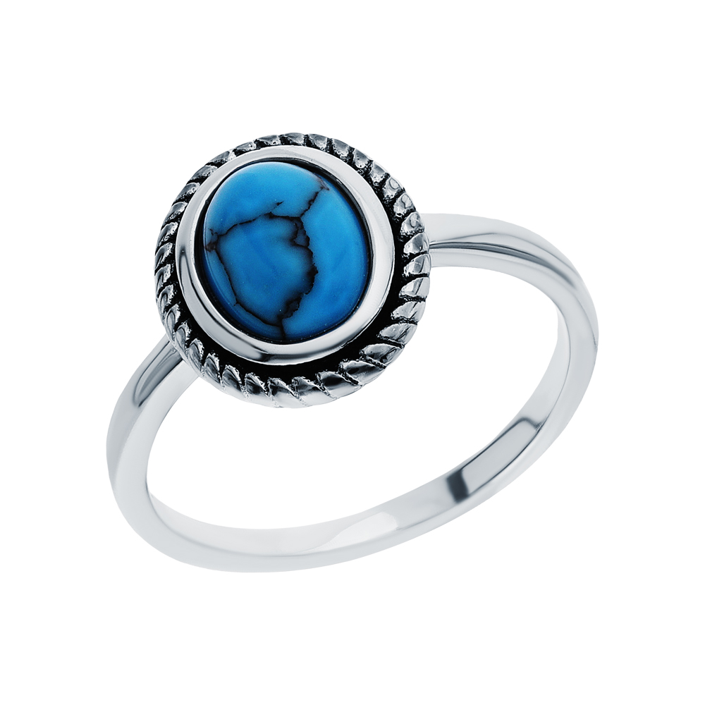 Серебряное кольцо с бирюзой в Самаре