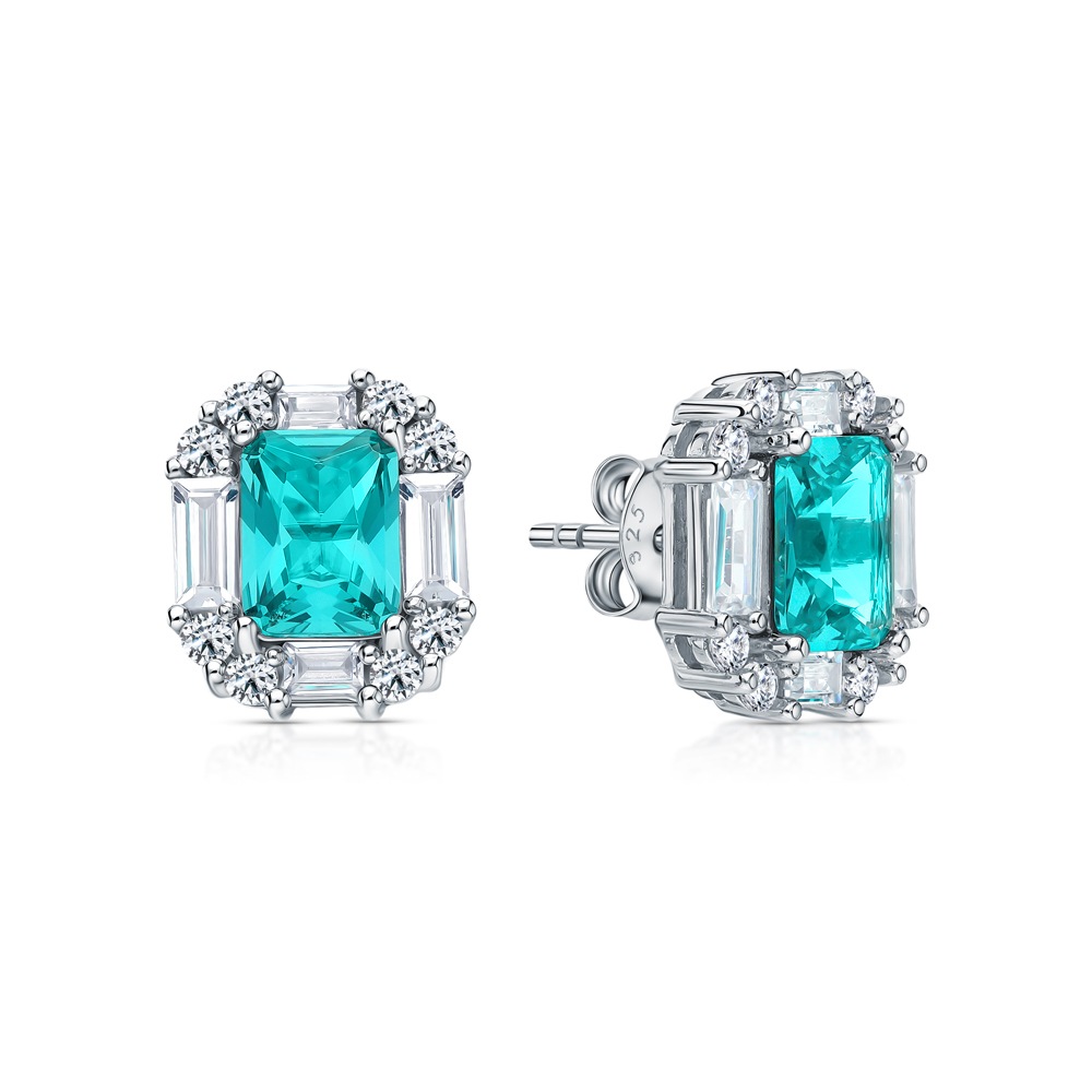 Серебряные серьги с фианитами в Санкт-Петербурге