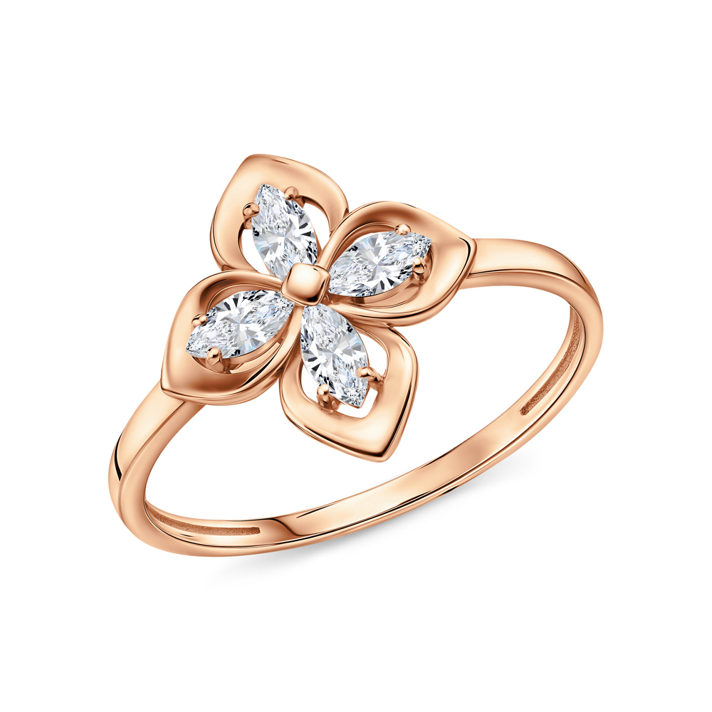 Фото «Золотое кольцо с фианитами»