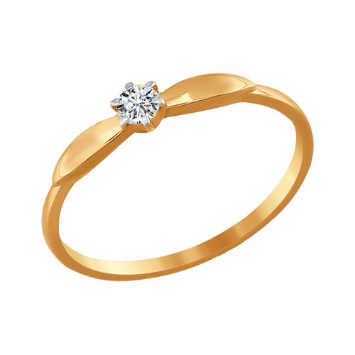 Золотое кольцо SOKOLOV 016538 в Санкт-Петербурге