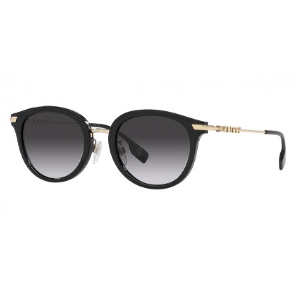 Женские солнцезащитные очки из Италии марки BURBERRY из коллекции Wayfarer модель 0BE4398D30018G50 в Новосибирск