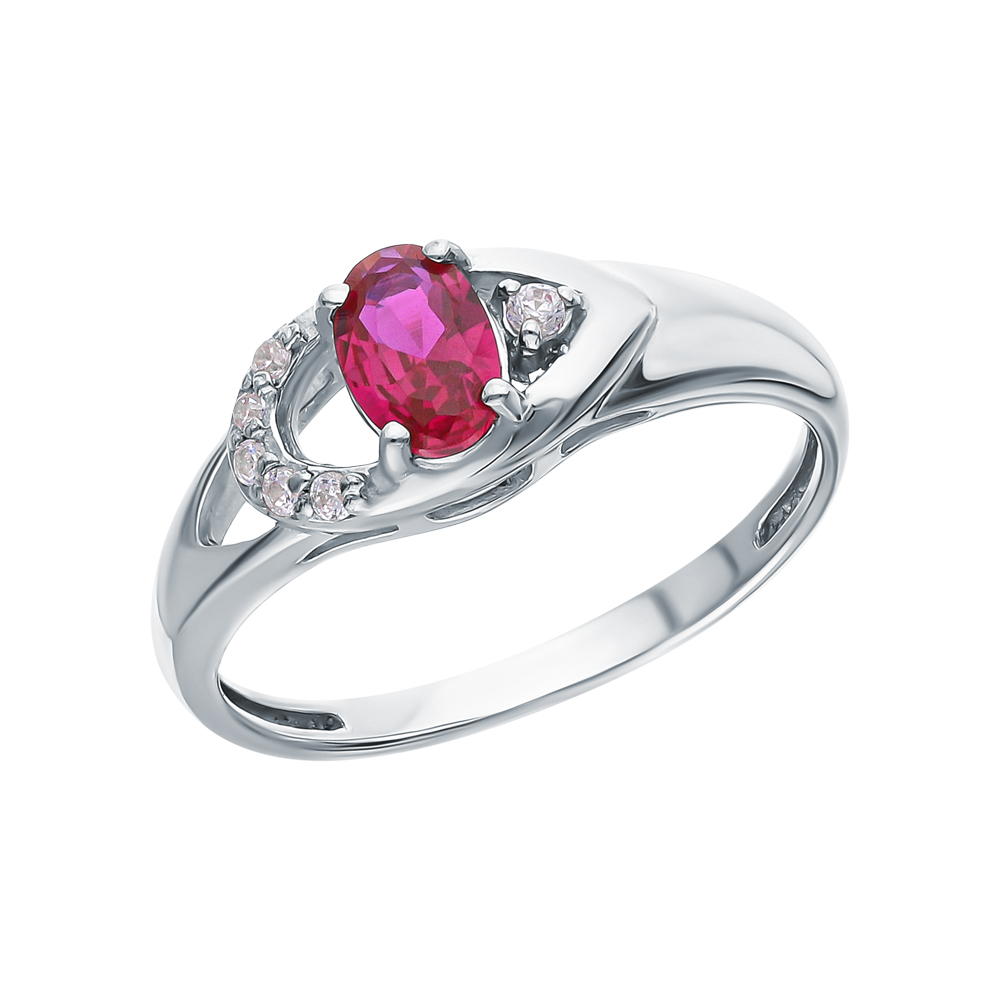 Серебряное кольцо с рубинами в Самаре