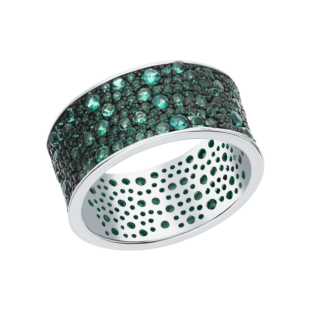 Серебряное кольцо с нанокристаллами в Екатеринбурге