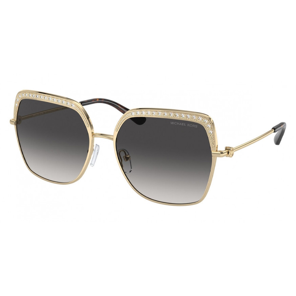 Женские солнцезащитные очки из Италии марки MICHAEL KORS из коллекции Square модель 0MK114110188G57 в Новосибирск
