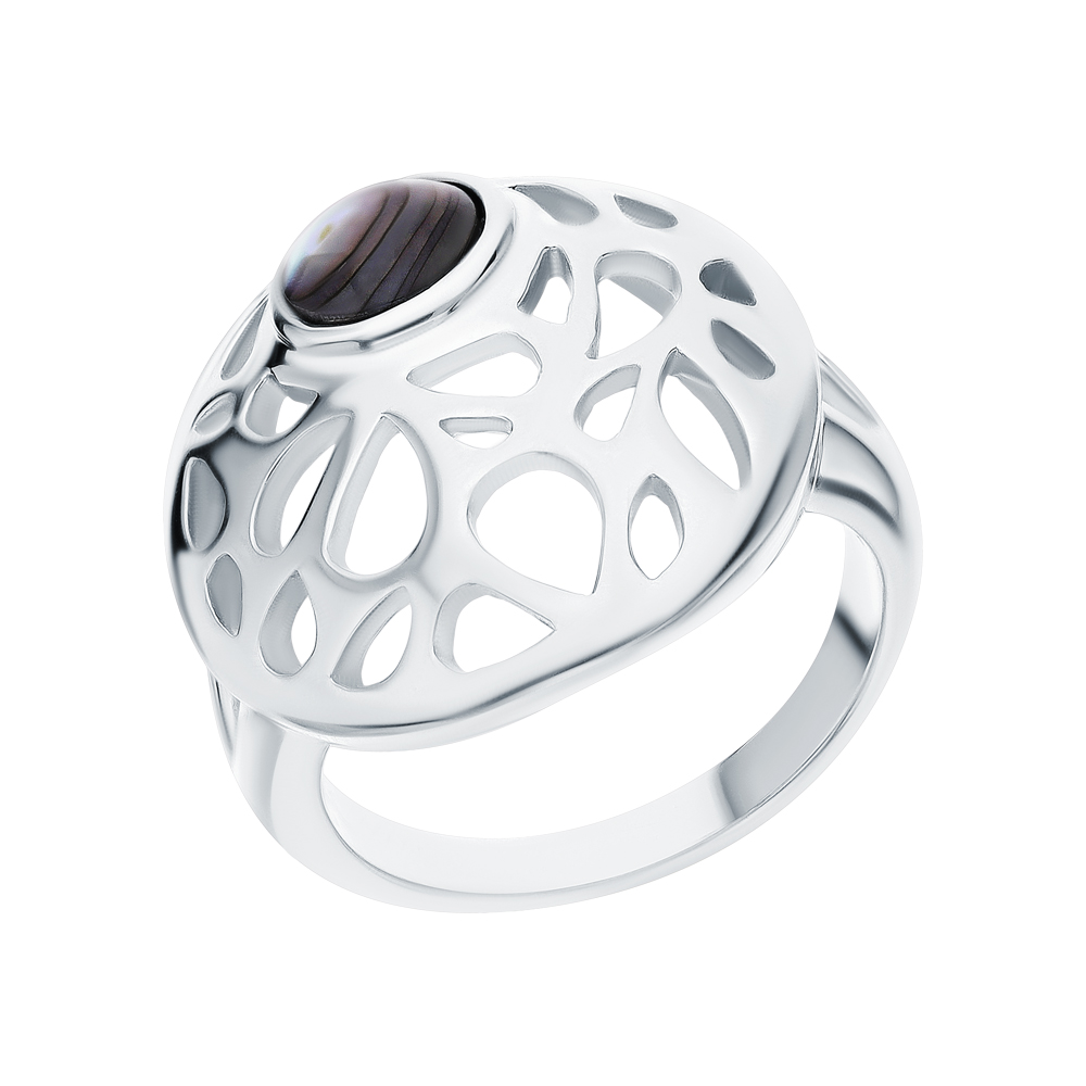 Серебряное кольцо с ракушками в Краснодаре