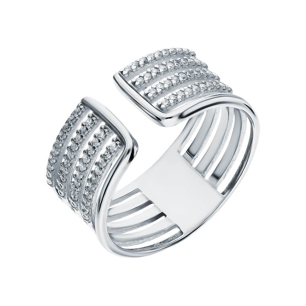 Серебряное кольцо с кубическим цирконием в Екатеринбурге