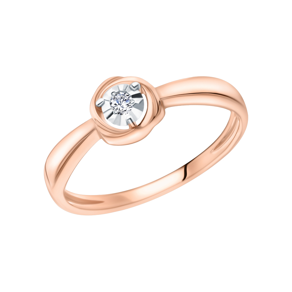 Золотое кольцо с бриллиантами в Екатеринбурге