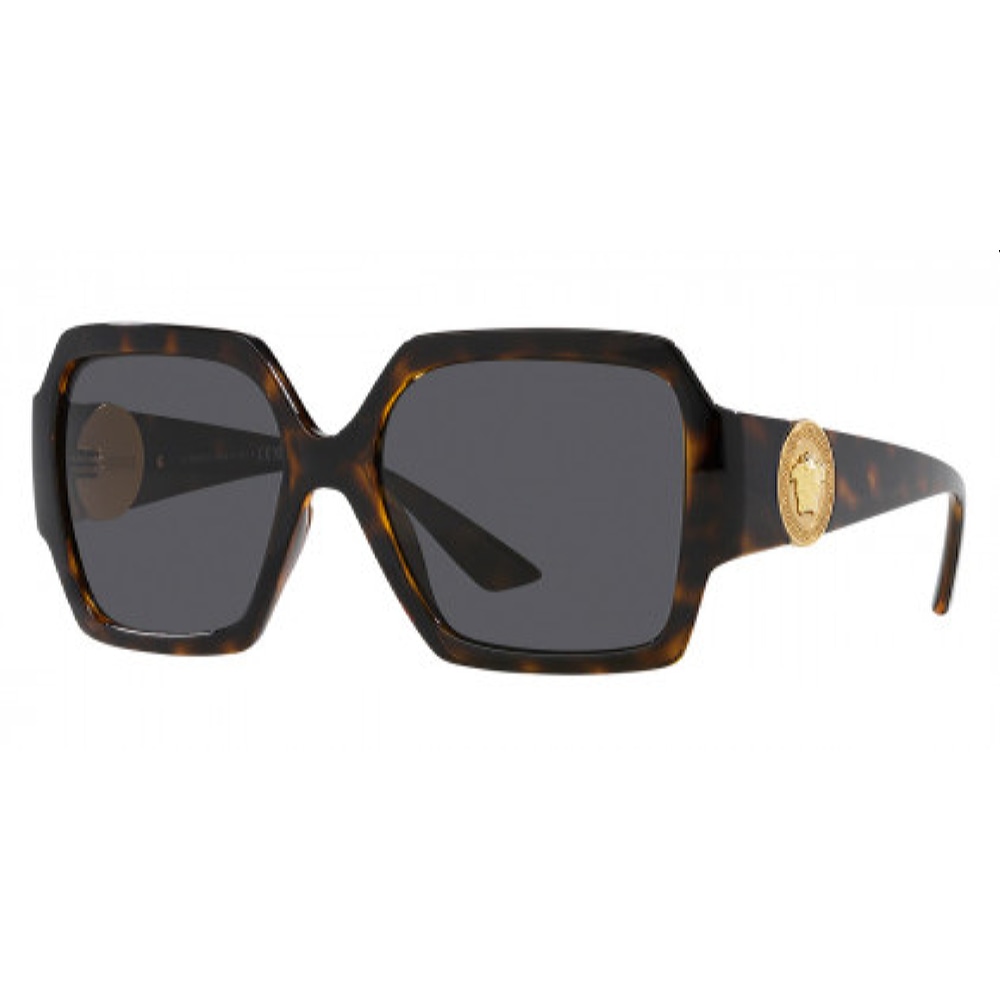 Женские солнцезащитные очки из Италии марки VERSACE из коллекции Square модель 0VE4453108/8756 в Екатеринбурге