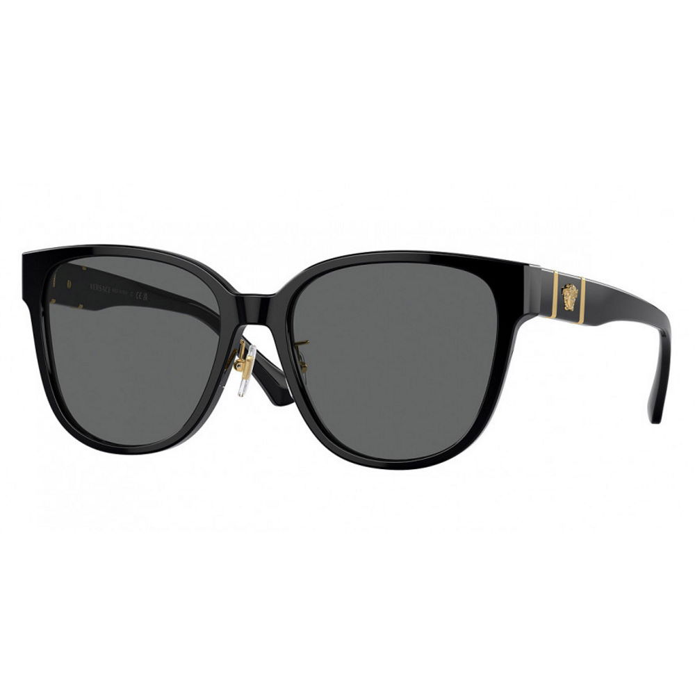 Женские солнцезащитные очки из Италии марки VERSACE из коллекции Square модель 0VE4460DGB1/8757 в Екатеринбурге