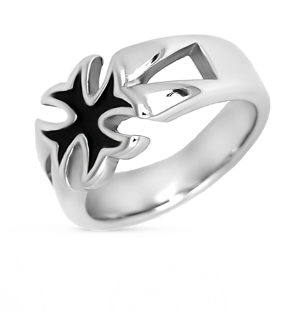 Фото «Стальное кольцо с эмалью»