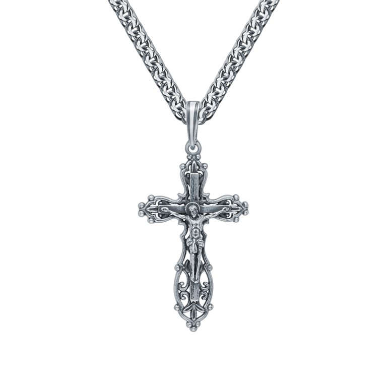 Серебряный крестик