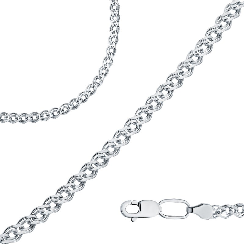 Мужские цепочки из серебра, купить на официальном сайте Бронницкий Ювелир